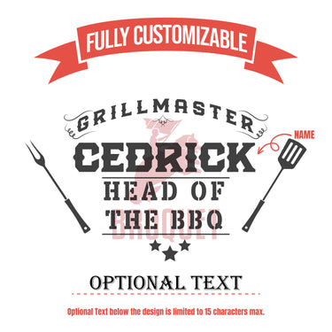 Personalized 5-Piece Grillmaster Gift Set for Dad: Custom BBQ Tools with Free Grill Brush